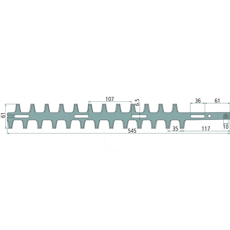  Hedge trimmer blade