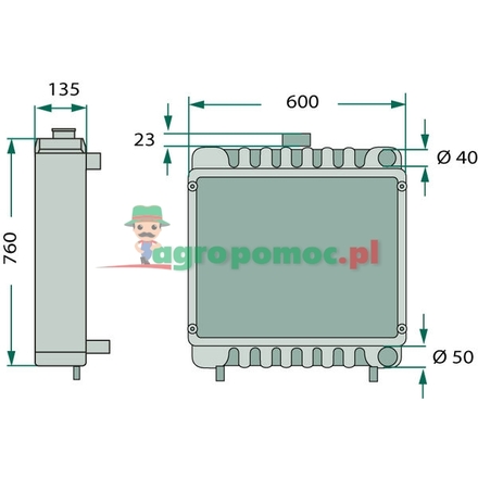  Radiator | 3226796R92, 3226797R91