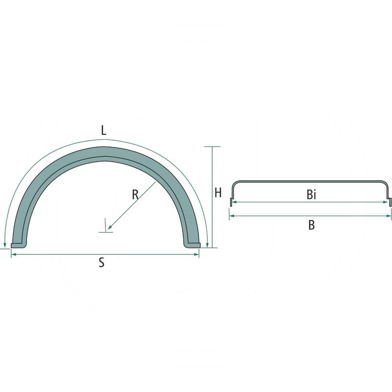  Rear wheel mudguard