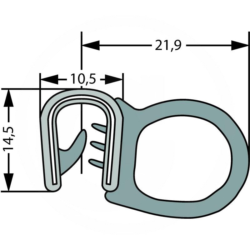  Sealing rubber