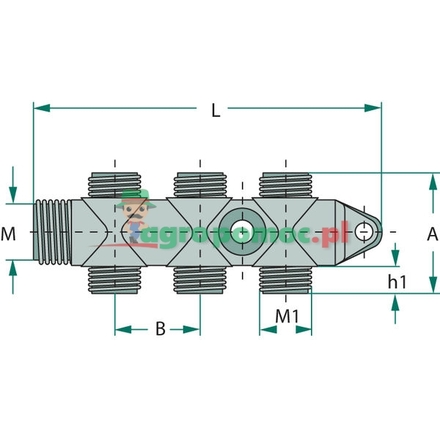 ARAG 6-way distributor