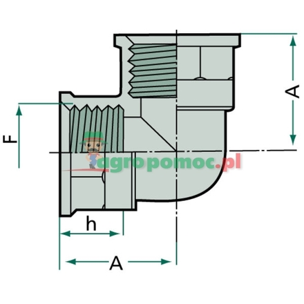 ARAG Elbow 90°