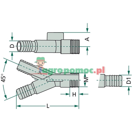 ARAG Y-connector