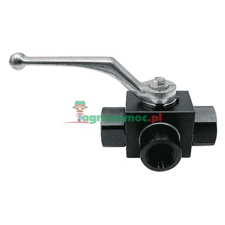 Ball valve BKR-3L DN12-1/2" BSP