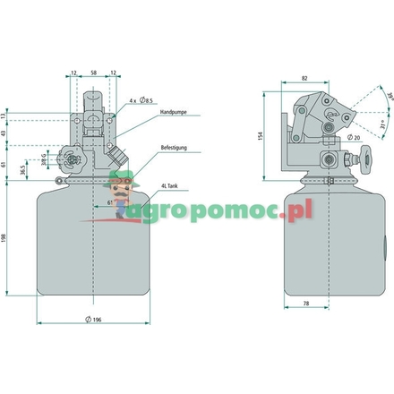 Chapel Hand pump PE 20S + RP4R