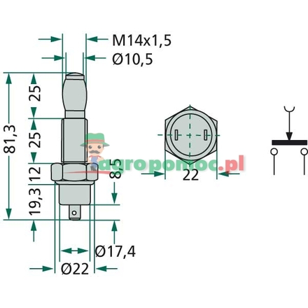 Cobo Brake light switch | 3617693M1