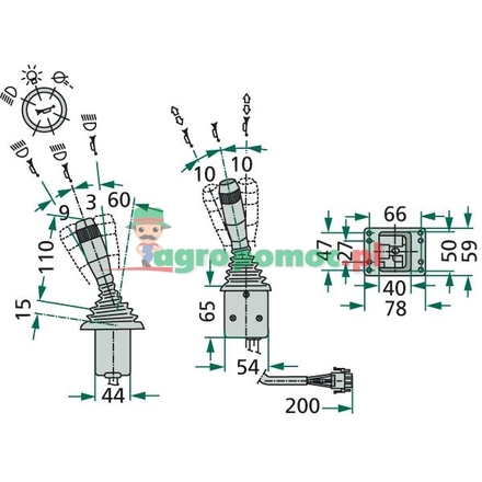 Cobo Multifunction switch | 5141940