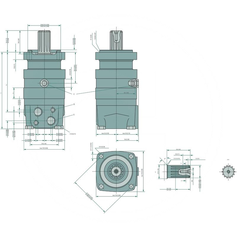 Danfoss Hydraulic motor OMS 200