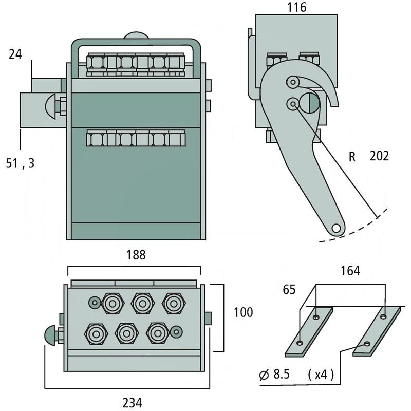 Faster Plug body P606 M | KIT P606 M