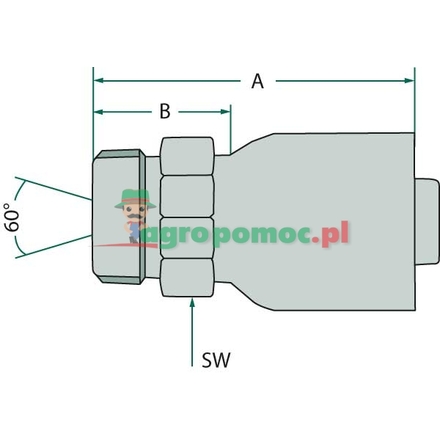 Gates PNE 06 AGR 1/4" | 4G-4MBSPP