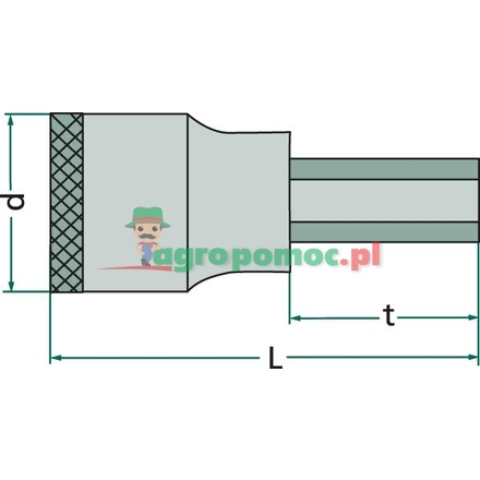 GEDORE Socket insert | IN 19 L 5-180