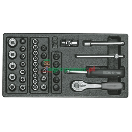 GEDORE Socket spanner assortment 1/4" | 1500 ES-20