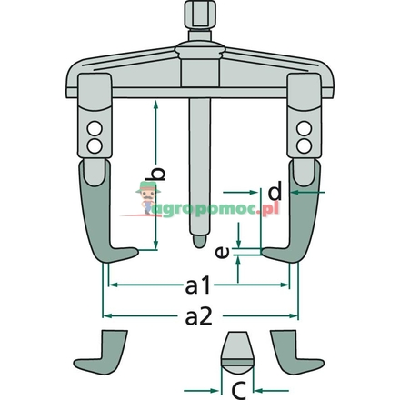 GEDORE Universal puller | 1.06/2