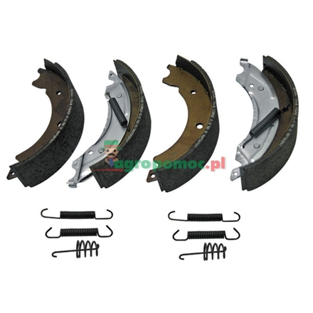 KNOTT Brake shoe set | 09.801.02.25.0, 403132.001