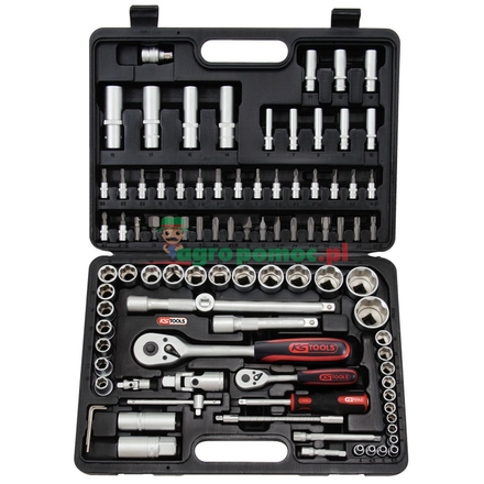 KS Tools 1/4" + 1/2" SUPERLOCK socket set