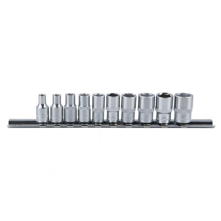 KS Tools 1/4" CLASSIC hexagonal socket set, 10pcs