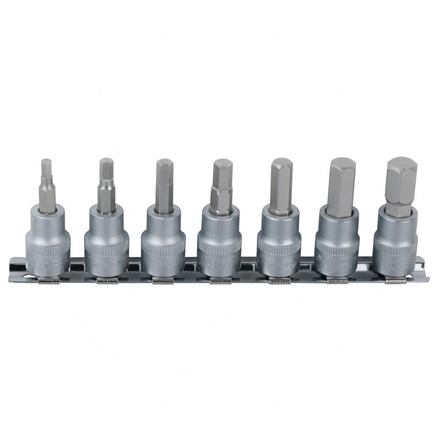 KS Tools 1/4" Hex bit socket set, 7pcs