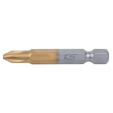 KS Tools 1/4" TiN Bit,50mm,PH1,5pcs