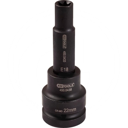 KS Tools 3/4" impact bit socket, TX E, E18