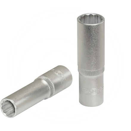 KS Tools 3/8" Bi hex socket, deep, 8mm