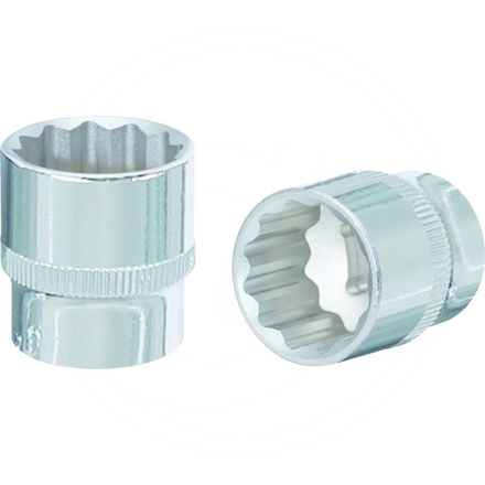 KS Tools 3/8" CHROME+ Bi hex socket, 1/2"