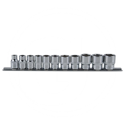 KS Tools 3/8" CHROME+ Hexagonal socket set,11pcs