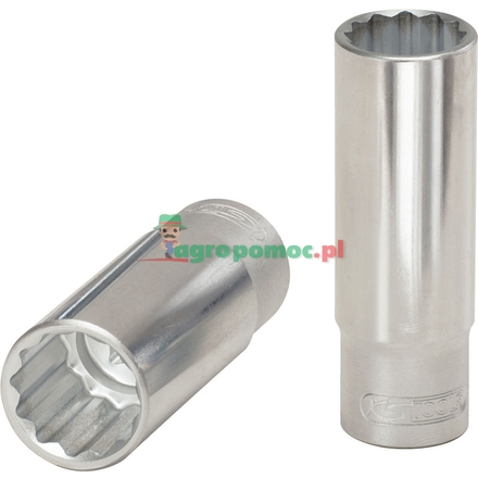 KS Tools Bi hex socket, deep, 1/2", 18mm