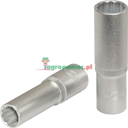 KS Tools Bi hex socket, deep, 3/8", 12mm