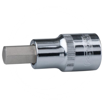 KS Tools CHROME+ hex bit socket, 1/2", 10mm