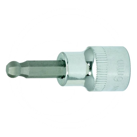 KS Tools CHROME+ hex bit socket, 3/8", 4mm