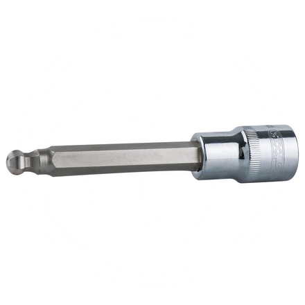 KS Tools CHROME+ hex bit sockets, 1/2", 110mm,5mm