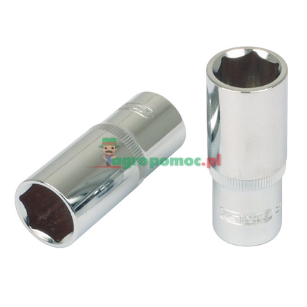 KS Tools CHROME+ hex socket deep, 1/4", 10mm