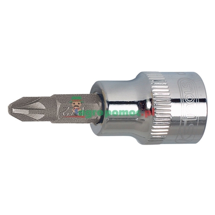 KS Tools CHROME+ POZIDRIV® bit socket, 1/2", PZ1