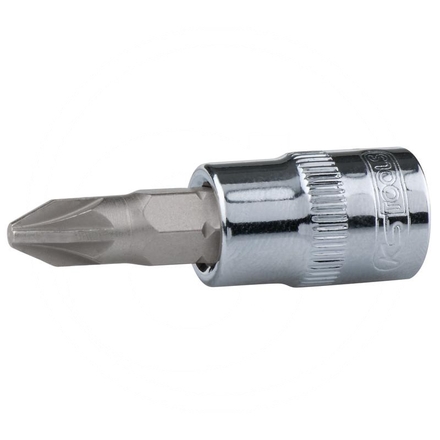 KS Tools CHROME+ POZIDRIV® bit socket, 1/4", PZ1