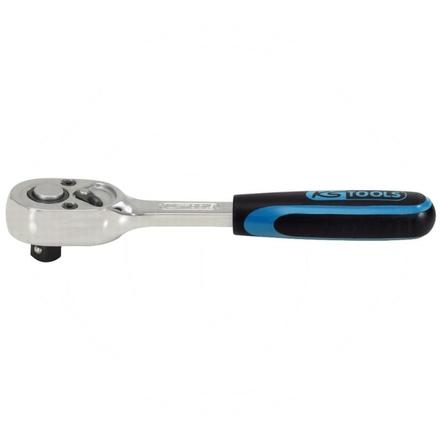 KS Tools CHROME+ reversible ratchet, 1/4", 110mm