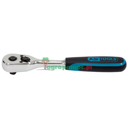 KS Tools CHROME+ reversible ratchet, 1/4", 145mm