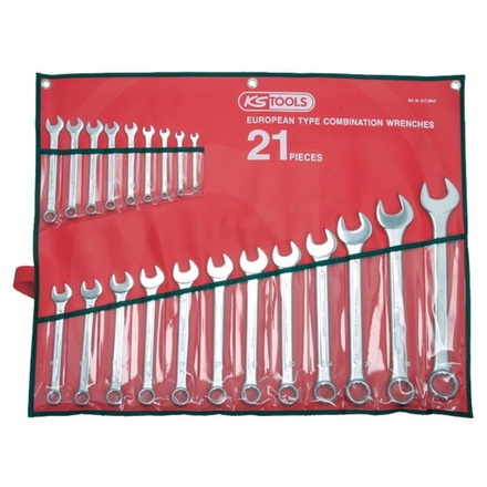 KS Tools CLASSIC combination spanner set, angled