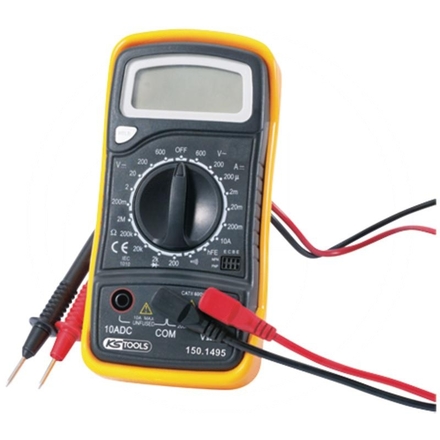 KS Tools Digital multimeter including test probes