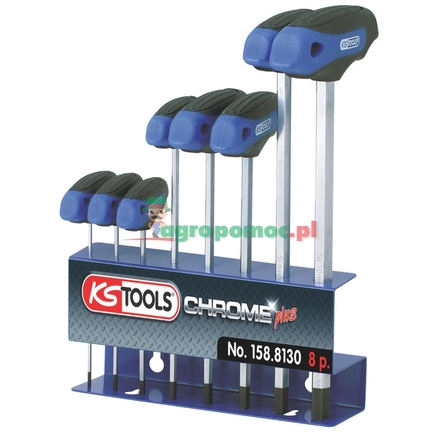 KS Tools ERGOTORQUEplus® T-handle hex key set