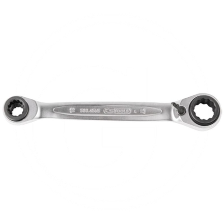 KS Tools GEAR+ 4in1 ratchet spanner, 16x19mm+