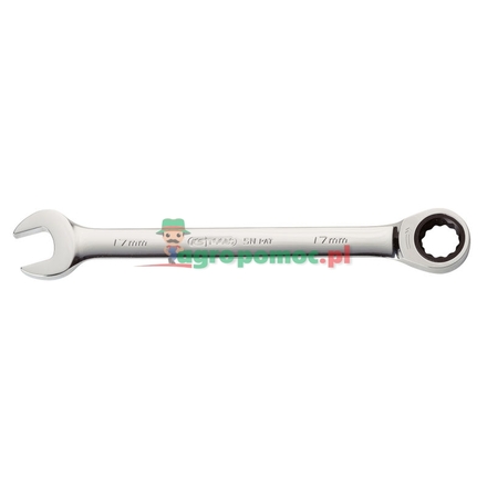 KS Tools GEAR+ comb ratchet spanner, 6mm