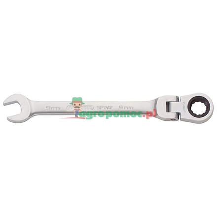 KS Tools GEAR+ flex head comb spanner, 9mm