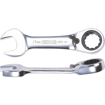 KS Tools GEAR+ mini rev comb spanner, 18mm