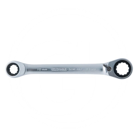 KS Tools GEAR+ rev dbl ring spanner, 16x18mm