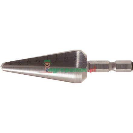 KS Tools HSS cone cutter, bit, Ø 5-22mm