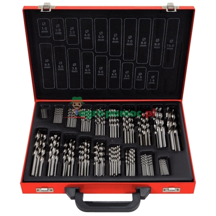 KS Tools HSS-G Co spiral drill assortment, 170pcs