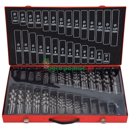 KS Tools HSS-G Co spiral drill assortment, 230pcs