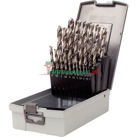 KS Tools HSS G drill bit set, 25pcs, 1-13mm