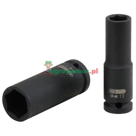 KS Tools Impact socket, deep, 1/2", 15mm