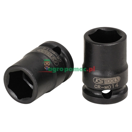 KS Tools Impact socket, deep, 3/8", 10mm